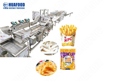 간식 감자 칩 생산 라인 산업 감자 칩 제작자는 생산 기계를 잘게 썹니다