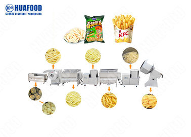 감자 튀김은 전기 감자 프라이팬 감자 칩 가공 기계를 기계로 가공합니다