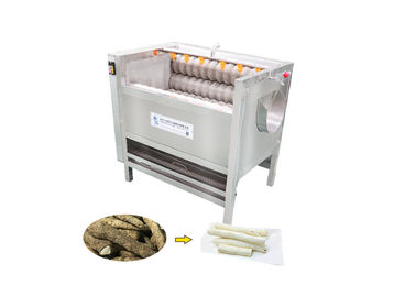 HDF1000는 1000kg/H 서양 고구마/타로토란/로터스 뿌리 껍질을 벗김 기계 당근 세탁기를 출력했습니다